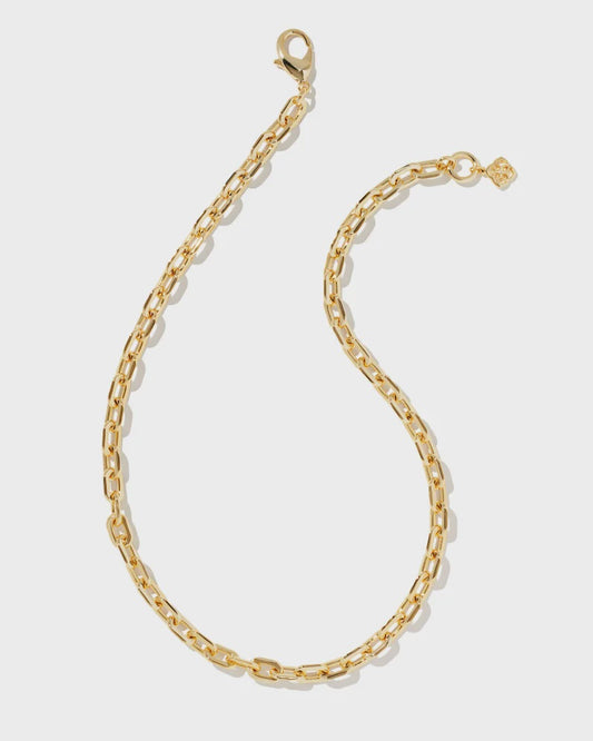 Korinne Chain Necklace Gold
