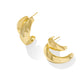 Liana Double Hoop Earrings Gold