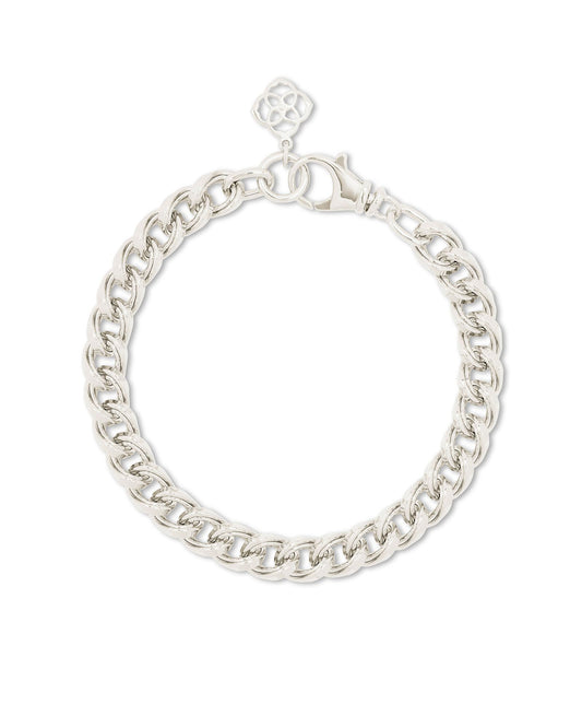 Vincent Chain Bracelet Silver S/M