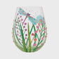 Dragonfly Stemless Wine Glass