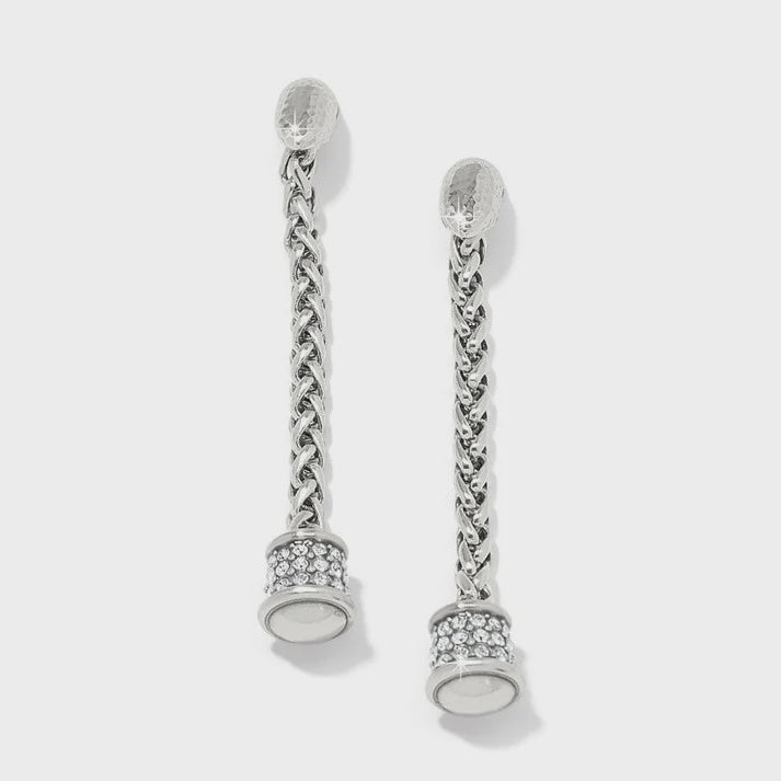 Meridian Ventus Post Drop Earrings Silver