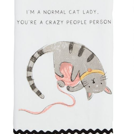 Normal Cat Ric Rac Towel