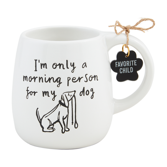 Morning Person Resist Dog Mug