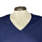 Navy V Neck Top