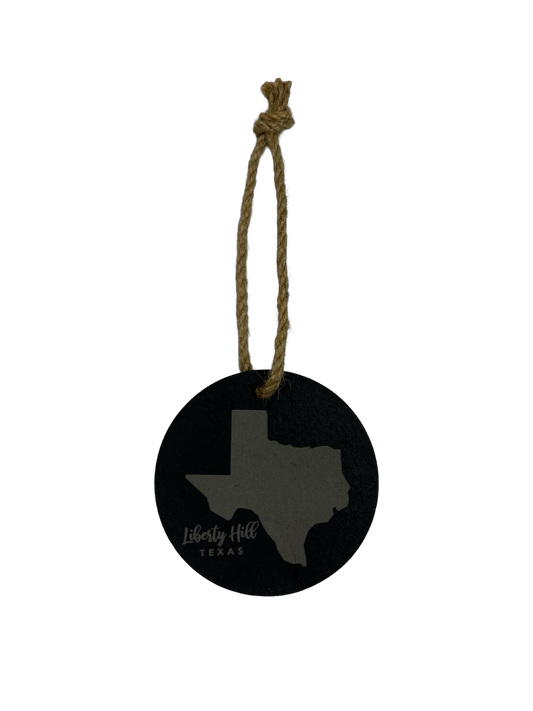 Liberty Hill, Texas Slate Ornament