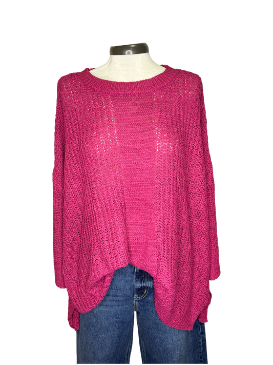 Thatcher Sweater One Size Pink