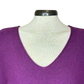 Leonie Oversize V Neck Sweater Grape