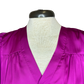 Autumn Elegance V Neck Blouse Orchid