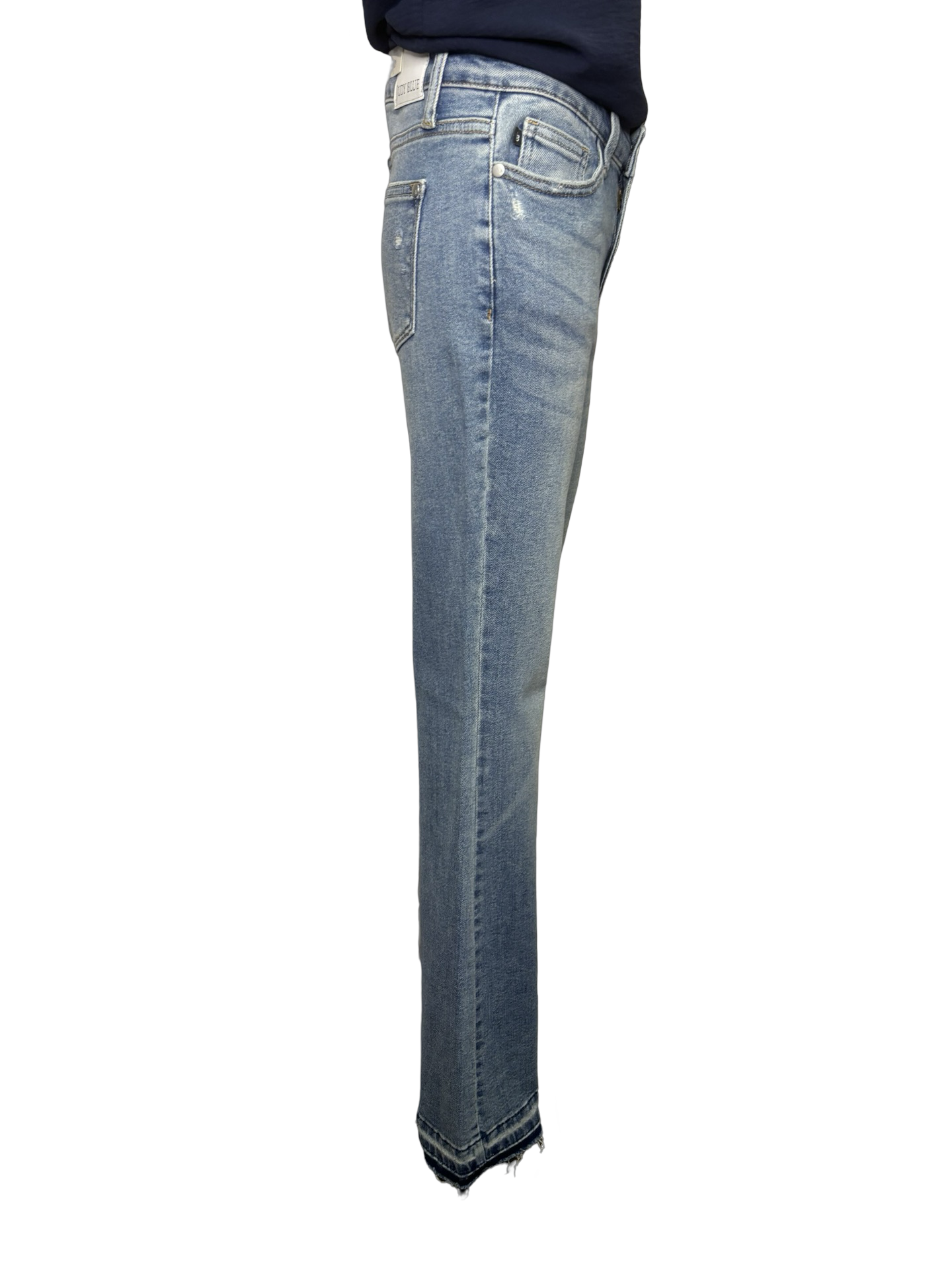 Judy Blue MR Destroy & Released Hem Bootcut Jeans