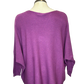 Leonie Oversize V Neck Sweater Grape