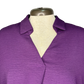 Collared Woven Top Purple