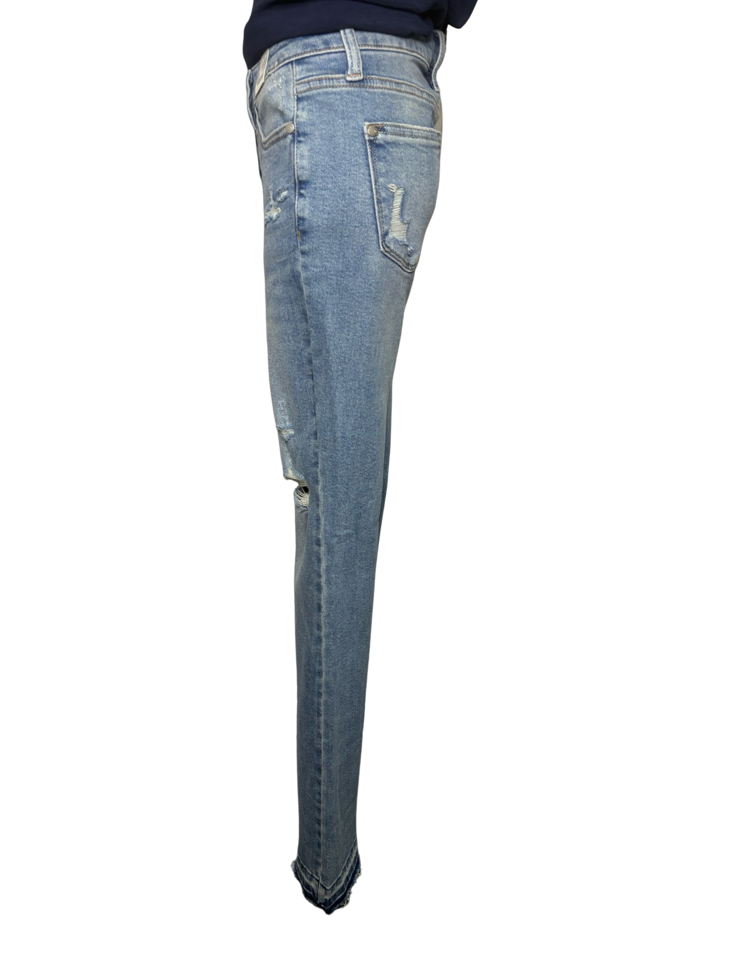 Judy Blue MR Destroy & Released Hem Bootcut Jeans