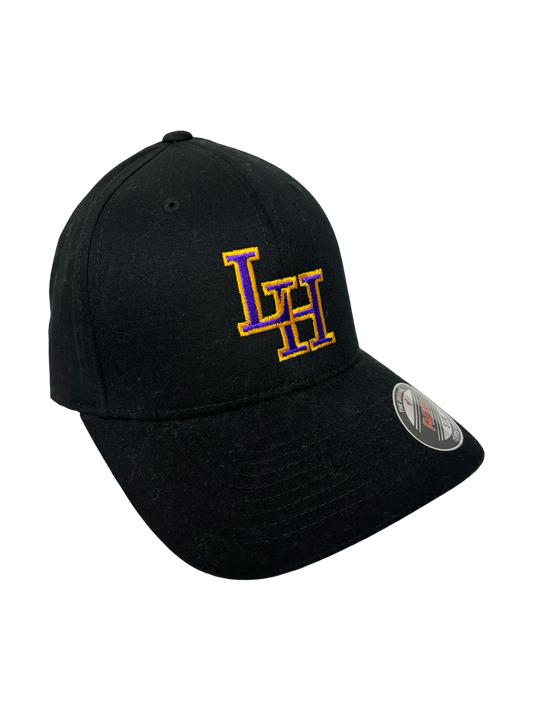 Men's Black LH Ctr Flexfit Hat