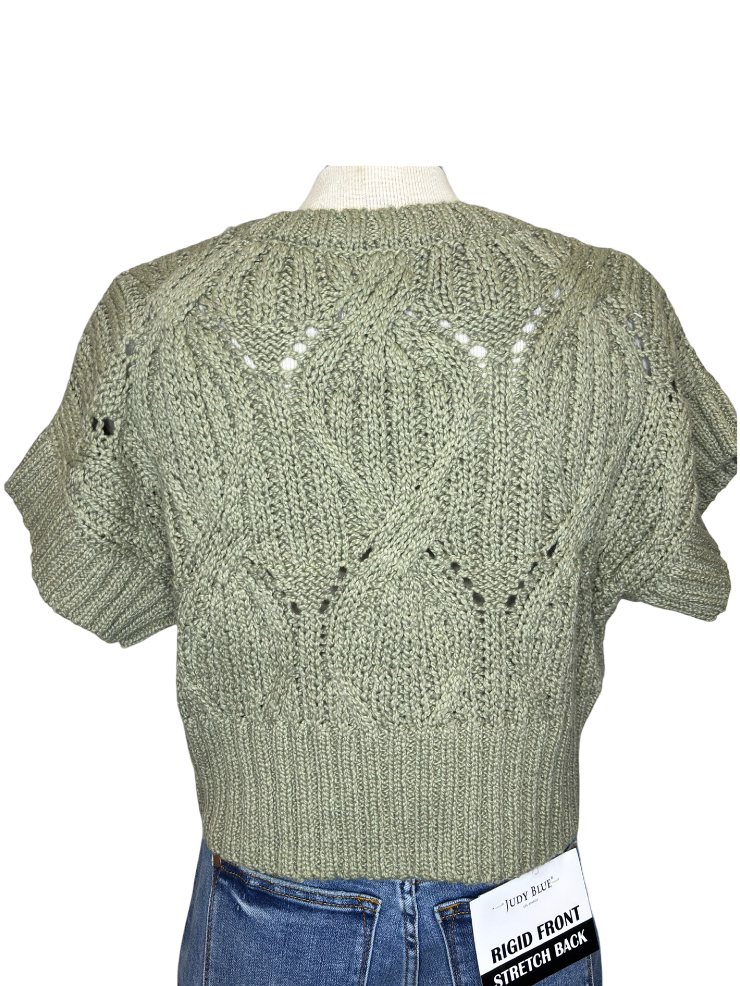 Cali Crochet Top Olive