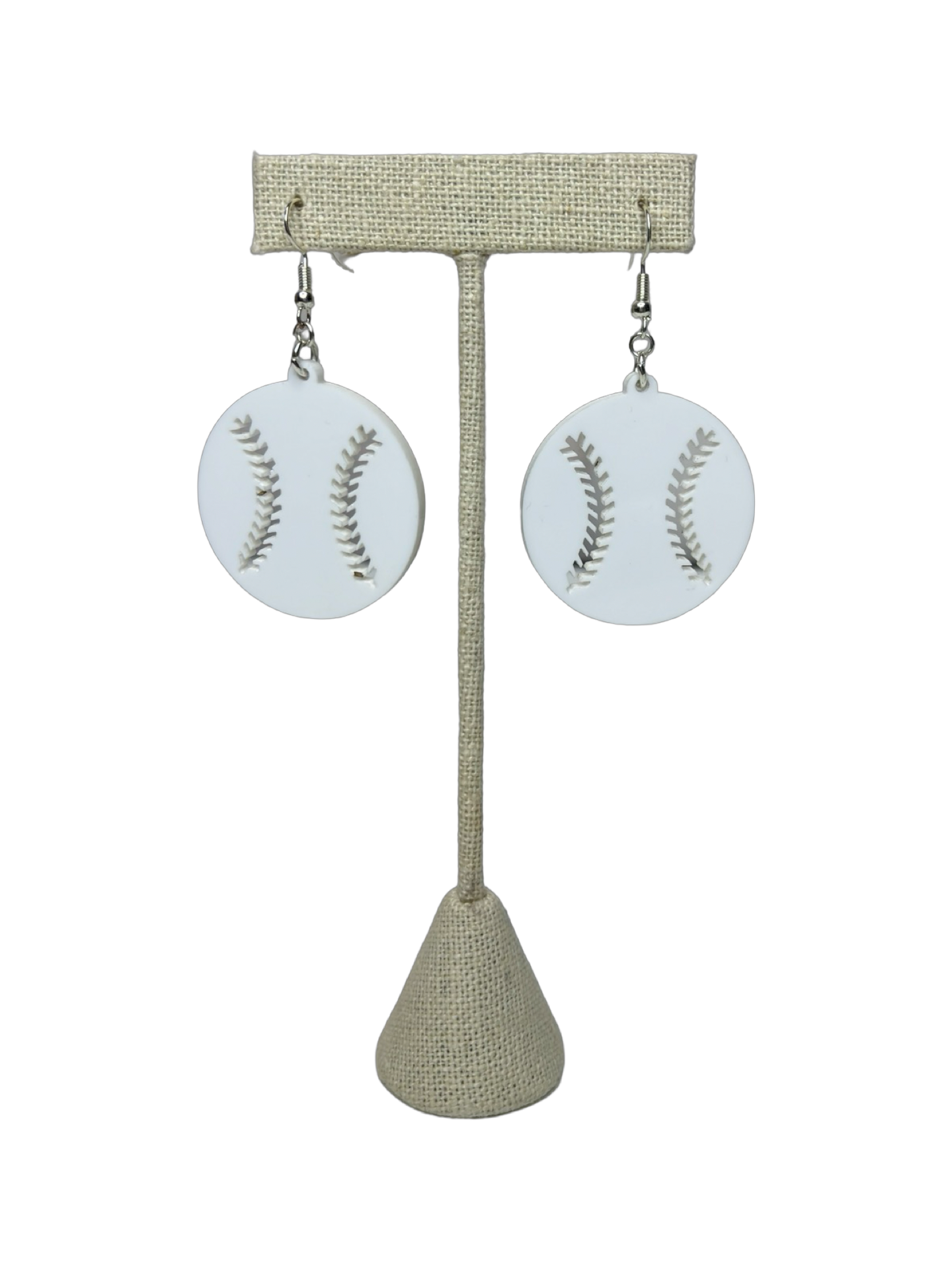 Small Baseball Earrings