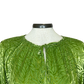 Brisk Green Burnout Peasant Top