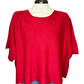 Livea Tabbard Knit Sweater Red