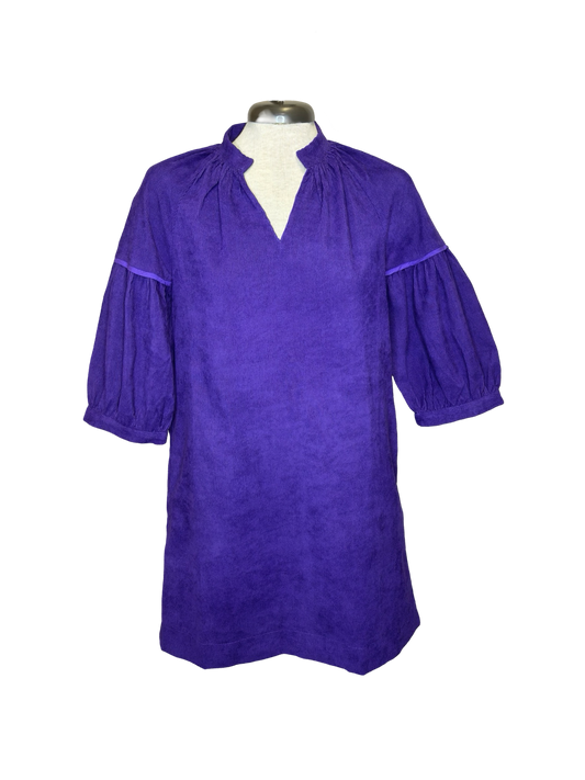 Purple Corduroy Dress