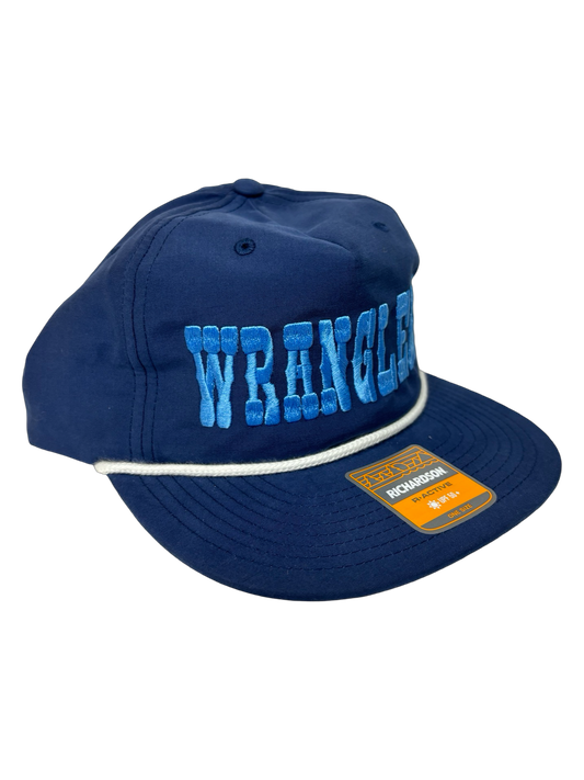 Wrangler Navy in Lt Blue Rope Hat