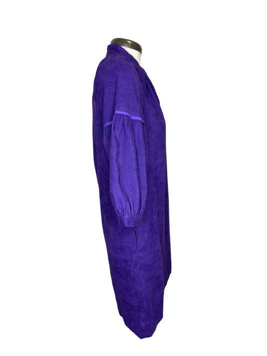 Purple Corduroy Dress