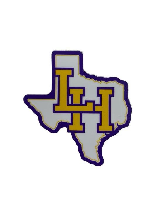 Liberty Hill State Purple/Gold Sticker