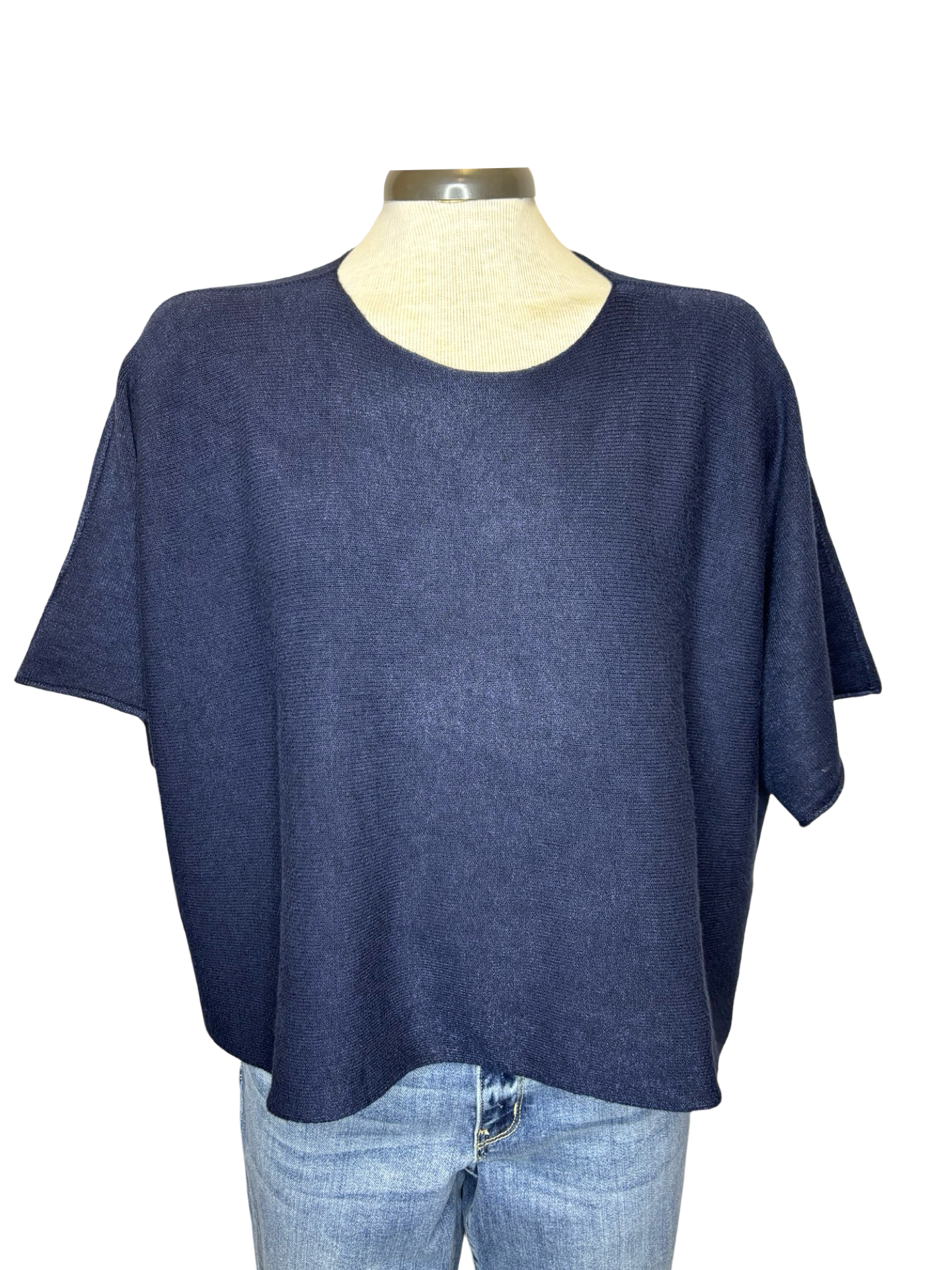 Livea Tabbard Knit Sweater Navy