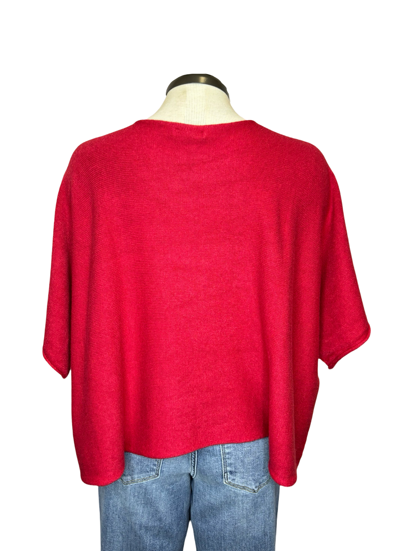 Livea Tabbard Knit Sweater Red