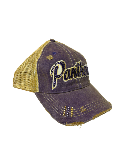 Panthers Purple Bling Hat