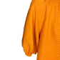 Pleated Sleeve Top Orange