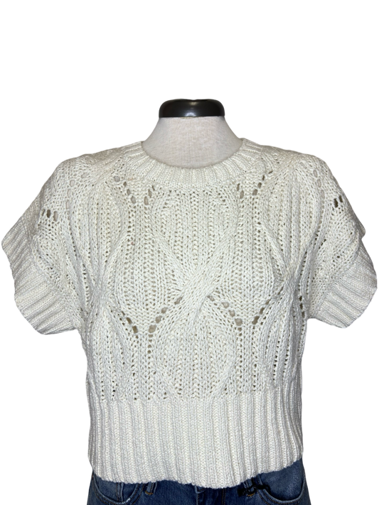 Cali Crochet Top Cream