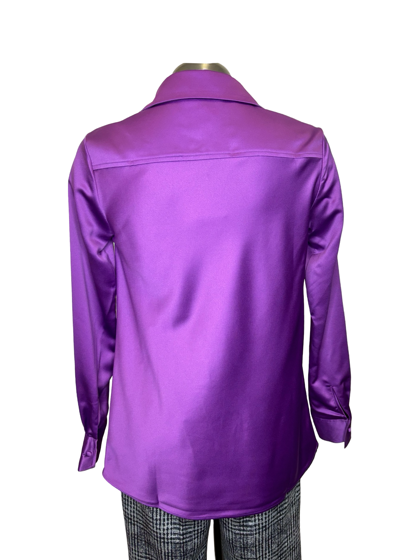 Wallis Draped Cowl Neck Top Purple