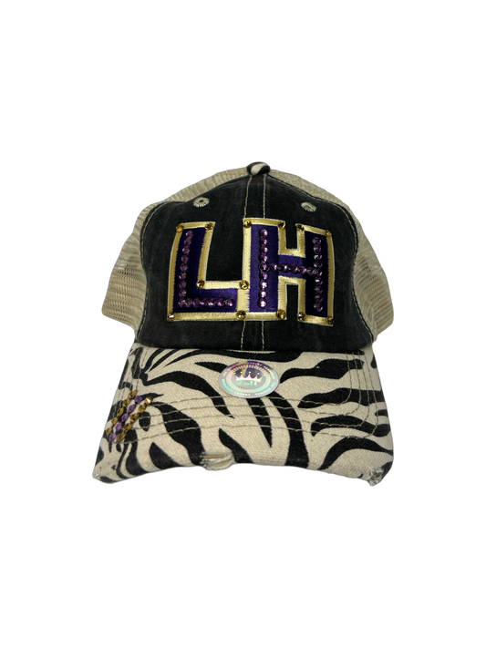 LH Bling Zebra Hat