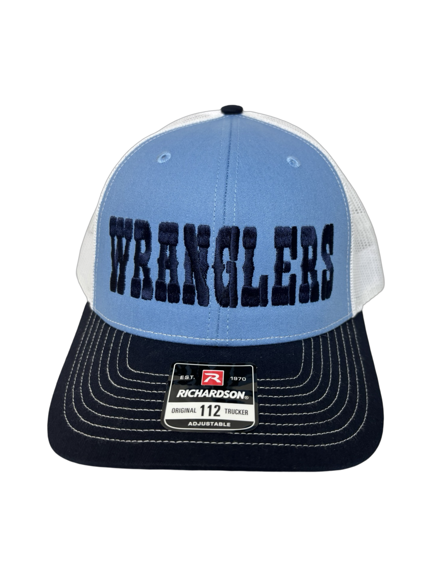 Wrangler Lt Blue/Navy in Navy Hat