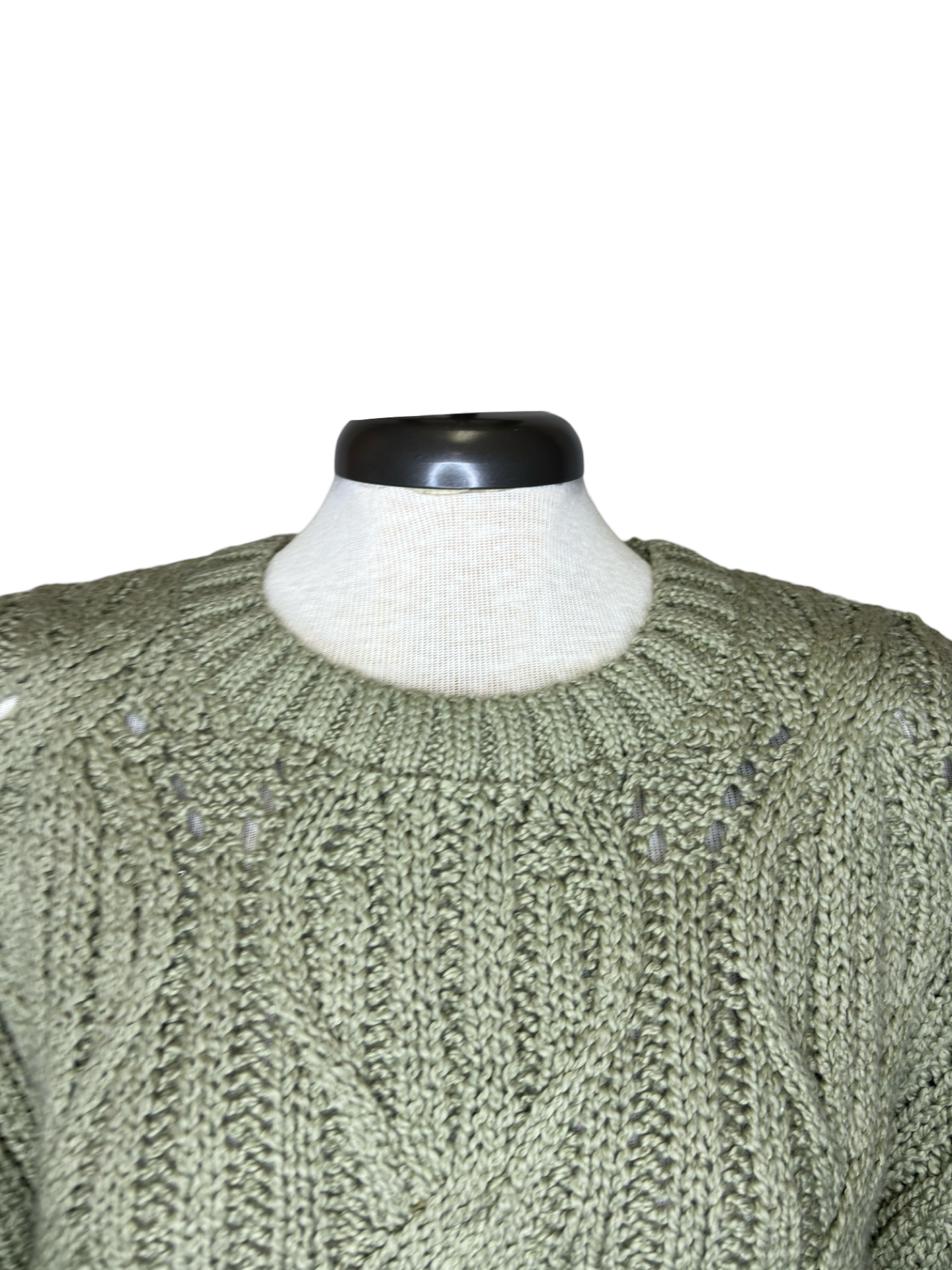 Cali Crochet Top Olive