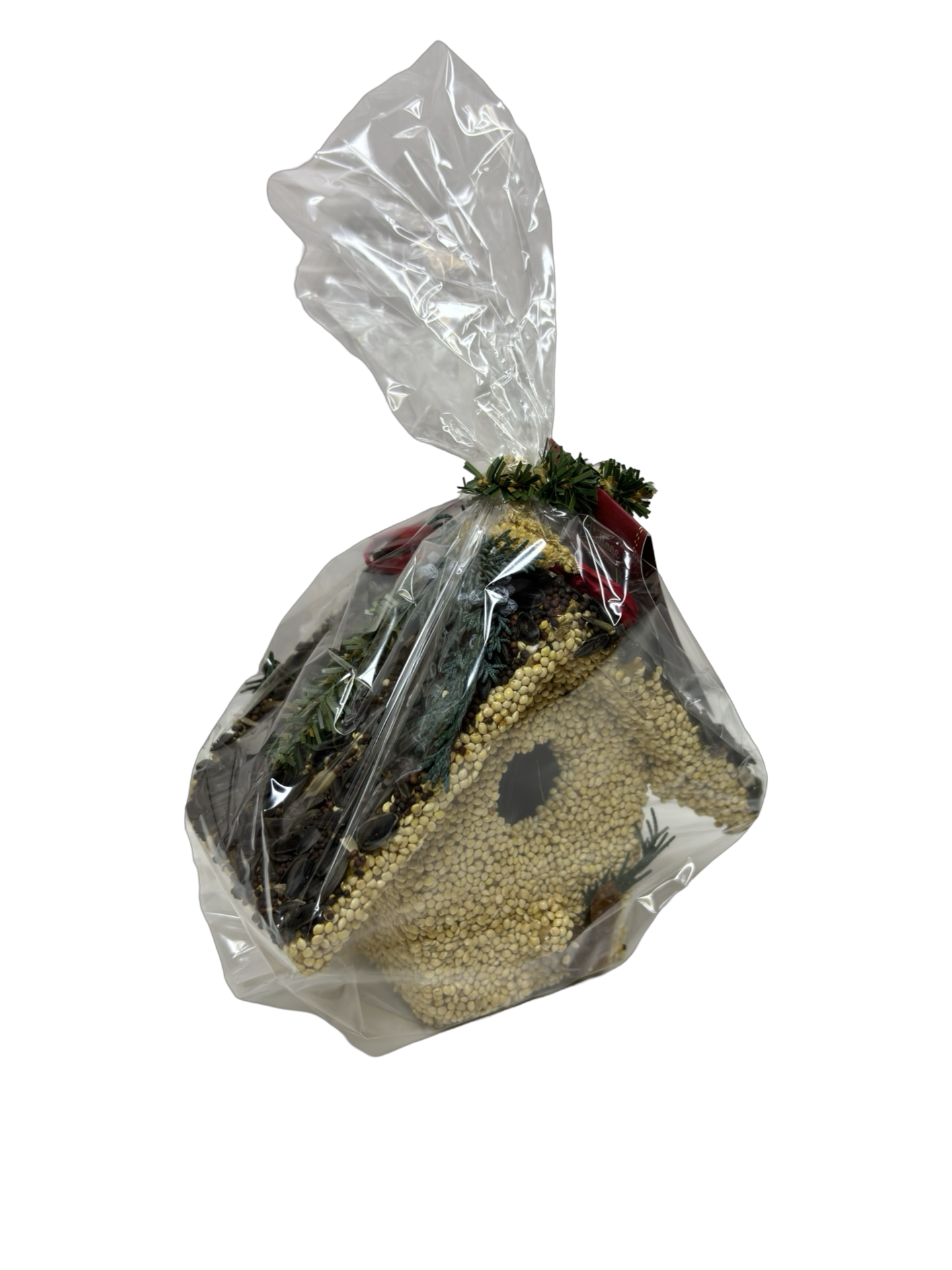 Holiday Birdie Cottage Birdseed Treat