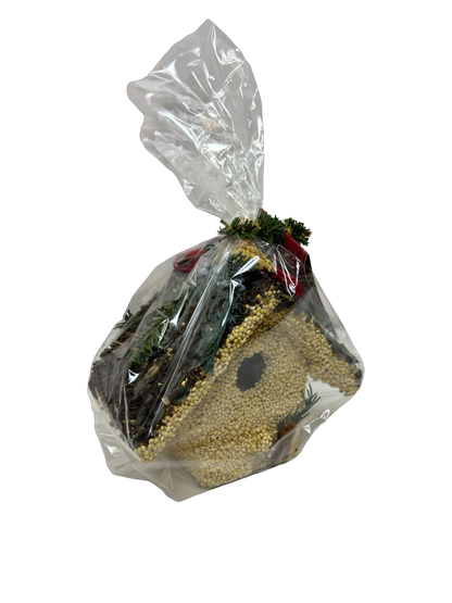 Holiday Birdie Cottage Birdseed Treat