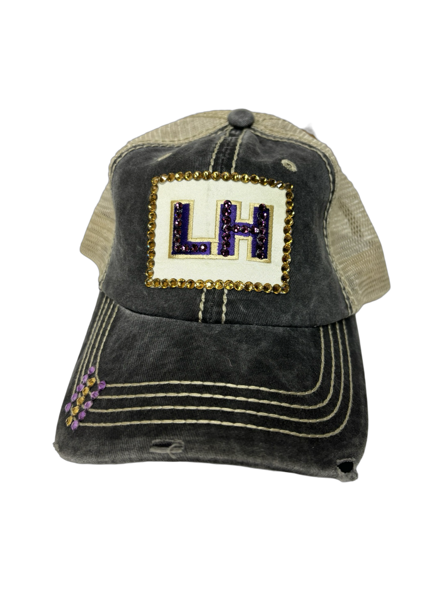 LH Gray Bling Hat