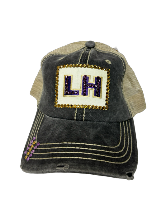 LH Gray Bling Hat