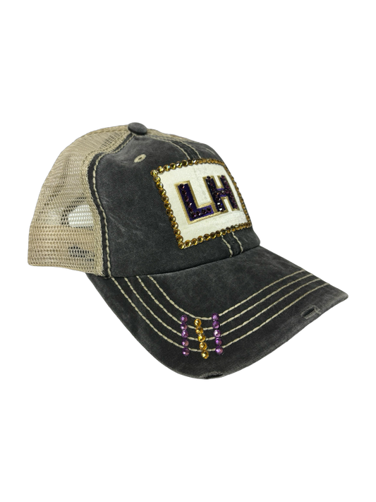 LH Gray Bling Hat