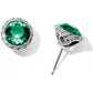 Emerald Iris Stud Earrings