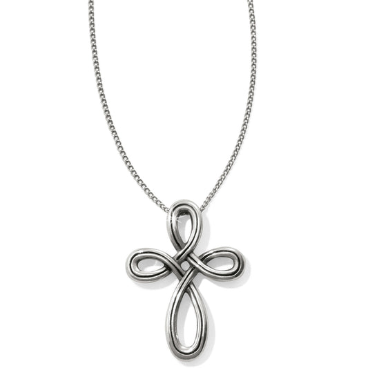 Interlok Petite Cross Necklace