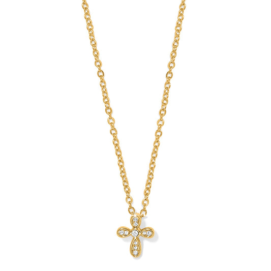 Enchanting Cross Necklace Gold