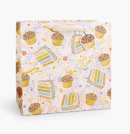 Birthday Cake Large Gift Bag