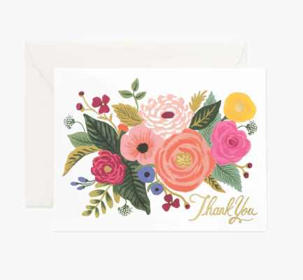 Juliet Rose Thank you Card Boxed Set