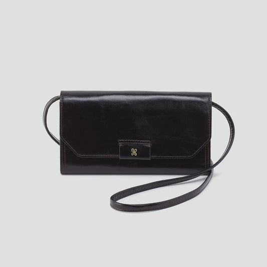 Romy Wallet Crossbody by Hobo in Black