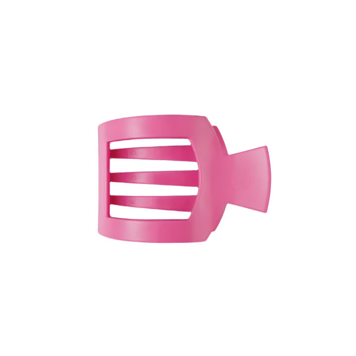 Paradise Pink Small Flat Square Hair Clip