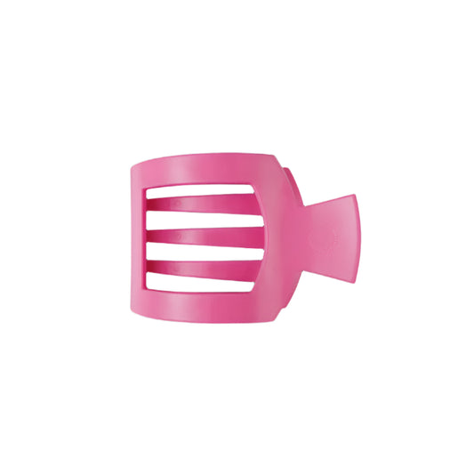 Paradise Pink Small Flat Square Hair Clip