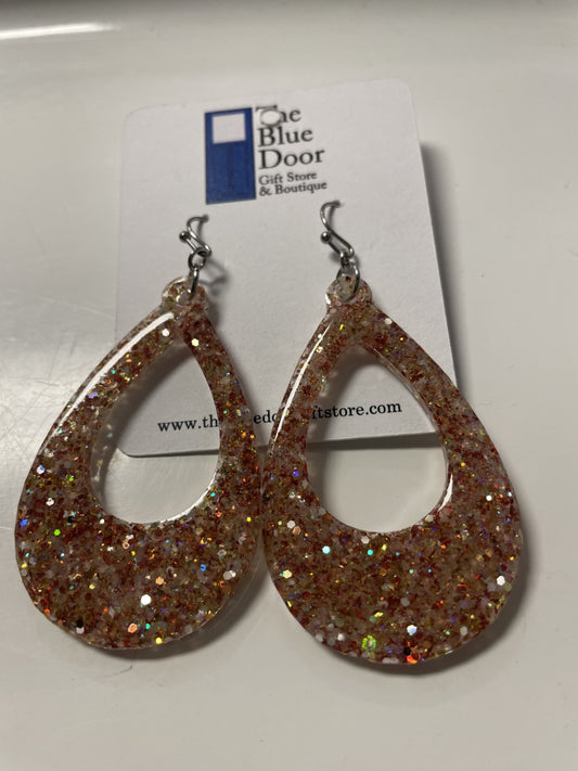 Gold Double Teardrop Earrings