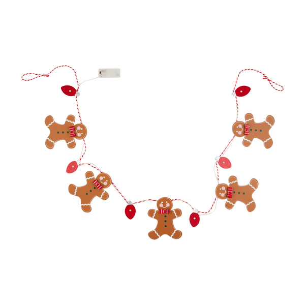 Gingerbread Light Up Garland