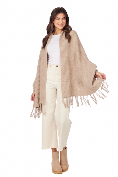 Ashby Cardigan Wrap Tan